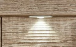 uno Vitrine Onyx | Graphitgrau / Eiche Trüffel sägerau (Nachbildung) Spot- und Glaskantenbeleuchtung Glastür rechts -Kommode & Sideboards Verkäufe 12201051 2 201811271505