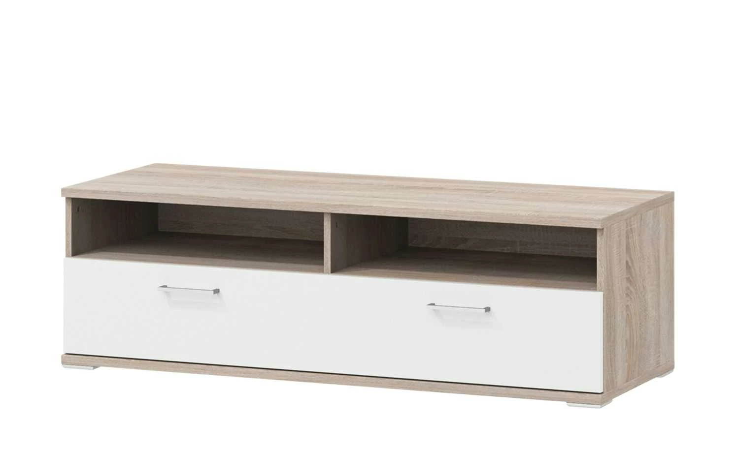 uno Lowboard Onyx | Weiß / Eiche sägerau (Nachbildung) 1 uno Lowboard Onyx | Weiß / Eiche sägerau (Nachbildung)