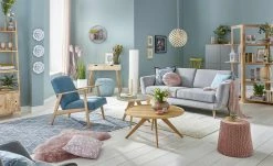 Roomers Highboard mit 3 Türen und 3 Schüben Scan | grau