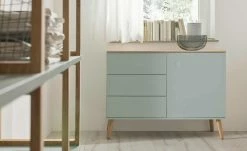 Roomers Sideboard Scan | Sage (Salbeigrün) / Eiche Natur -Kommode & Sideboards Verkäufe 12201986 5 201811271515