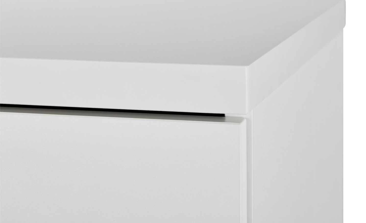 Roomers Highboard Case | Weiß / Eiche sägerau (Nachbildung) 7 Roomers Highboard Case | Weiß / Eiche sägerau (Nachbildung) – Bild 7