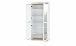 Roomers Vitrine Case | Weiß / Eiche sägerau (Nachbildung) -Kommode & Sideboards Verkäufe 12202136 10 201901221121