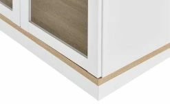 Roomers Vitrine Case | Weiß / Eiche sägerau (Nachbildung) -Kommode & Sideboards Verkäufe 12202136 6 201901221121