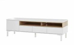 Roomers TV-Lowboard Case | Weiß / Eiche sägerau (Nachbildung) -Kommode & Sideboards Verkäufe 12202137 9 201901221121