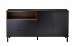 Roomers Sideboard Case | Schwarzbraun / Walnuss (Nachbildung) -Kommode & Sideboards Verkäufe 12202139 3 202101262257