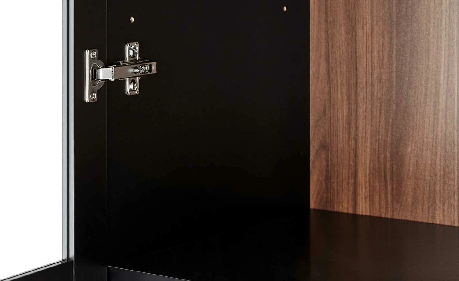 Roomers Vitrine Case | Schwarzbraun / Walnuss (Nachbildung) 6 Roomers Vitrine Case | Schwarzbraun / Walnuss (Nachbildung) – Bild 6