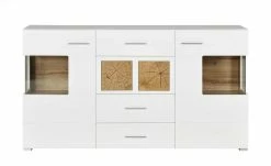 Sideboard Cortina | Weiß/ Eiche Altholz (Nachbildung) -Kommode & Sideboards Verkäufe 12203596 20 202106232232