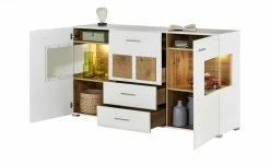 Sideboard Cortina | Weiß/ Eiche Altholz (Nachbildung) -Kommode & Sideboards Verkäufe 12203596 4 202106232232