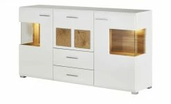 Sideboard Cortina | Weiß/ Eiche Altholz (Nachbildung) -Kommode & Sideboards Verkäufe 12203596 6 202106232232