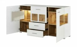Sideboard Cortina | Weiß/ Eiche Altholz (Nachbildung) -Kommode & Sideboards Verkäufe 12203596 7 202106232232