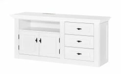 maison bleue TV-Element Petit Chalet | Weiß / Weiß