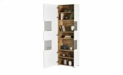 Vitrine Cortina | Weiß / Eiche Altholz (Nachbildung) -Kommode & Sideboards Verkäufe 12204468 13 202111032233