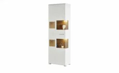 Vitrine Cortina | Weiß / Eiche Altholz (Nachbildung) -Kommode & Sideboards Verkäufe 12204468 5 202106232232