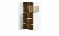 Vitrine Cortina | Weiß / Eiche Altholz (Nachbildung) -Kommode & Sideboards Verkäufe 12204469 9 202106281241