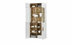 Vitrine Cortina | Weiß / Eiche Altholz (Nachbildung) -Kommode & Sideboards Verkäufe 12205228 3 201908222239 1