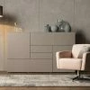 Gallery M Highboard Merano | 48|cm Ausrichtung rechts Titangrau