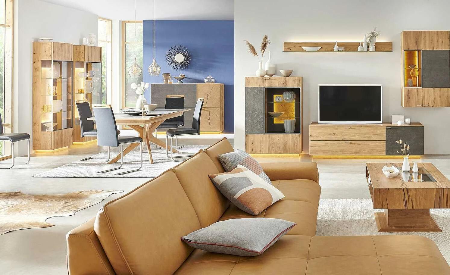 Wohnwert Vitrine Natura | rechts, rechts 2 Wohnwert Vitrine Natura | rechts, rechts – Bild 2