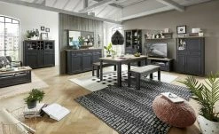 Vitrine Varese | Graphitgrau / Asteiche (Nachbildung) -Kommode & Sideboards Verkäufe 12208836 11 201907082232