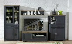 Vitrine Varese | Graphitgrau / Asteiche (Nachbildung) -Kommode & Sideboards Verkäufe 12208836 8 201907082232