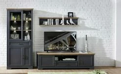 Vitrine Varese | Graphitgrau / Asteiche (Nachbildung) -Kommode & Sideboards Verkäufe 12208836 9 201907082232