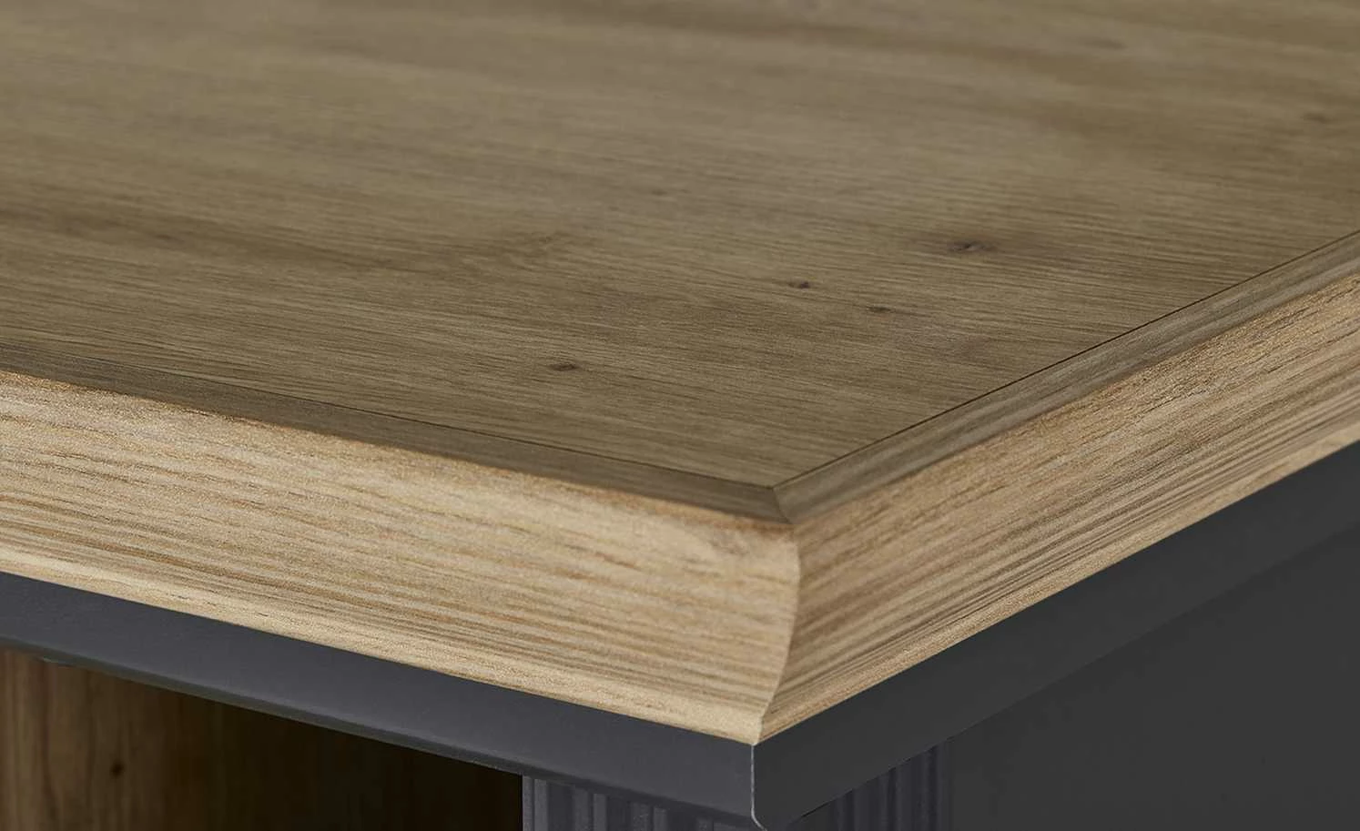 Kommode Varese | Graphitgrau / Asteiche (Nachbildung) 7 Kommode Varese | Graphitgrau / Asteiche (Nachbildung) – Bild 7