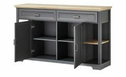 Sideboard Varese | Graphitgrau / Asteiche (Nachbildung) -Kommode & Sideboards Verkäufe 12208841 2 201905312034