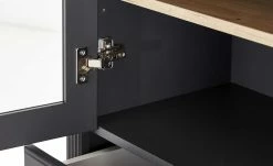 Highboard Varese | Graphitgrau / Asteiche (Nachbildung) -Kommode & Sideboards Verkäufe 12208842 13 201908092246