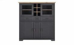 Highboard Varese | Graphitgrau / Asteiche (Nachbildung) -Kommode & Sideboards Verkäufe 12208842 2 201908092246