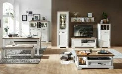 Highboard Varese | Pinie hell (Nachbildung) / Asteiche (Nachbildung) -Kommode & Sideboards Verkäufe 12208855 12 202106282232