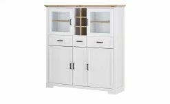 Highboard Varese | Pinie hell (Nachbildung) / Asteiche (Nachbildung) -Kommode & Sideboards Verkäufe 12208855 16 202106282232