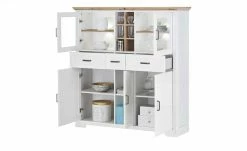 Highboard Varese | Pinie hell (Nachbildung) / Asteiche (Nachbildung) -Kommode & Sideboards Verkäufe 12208855 9 202106282232