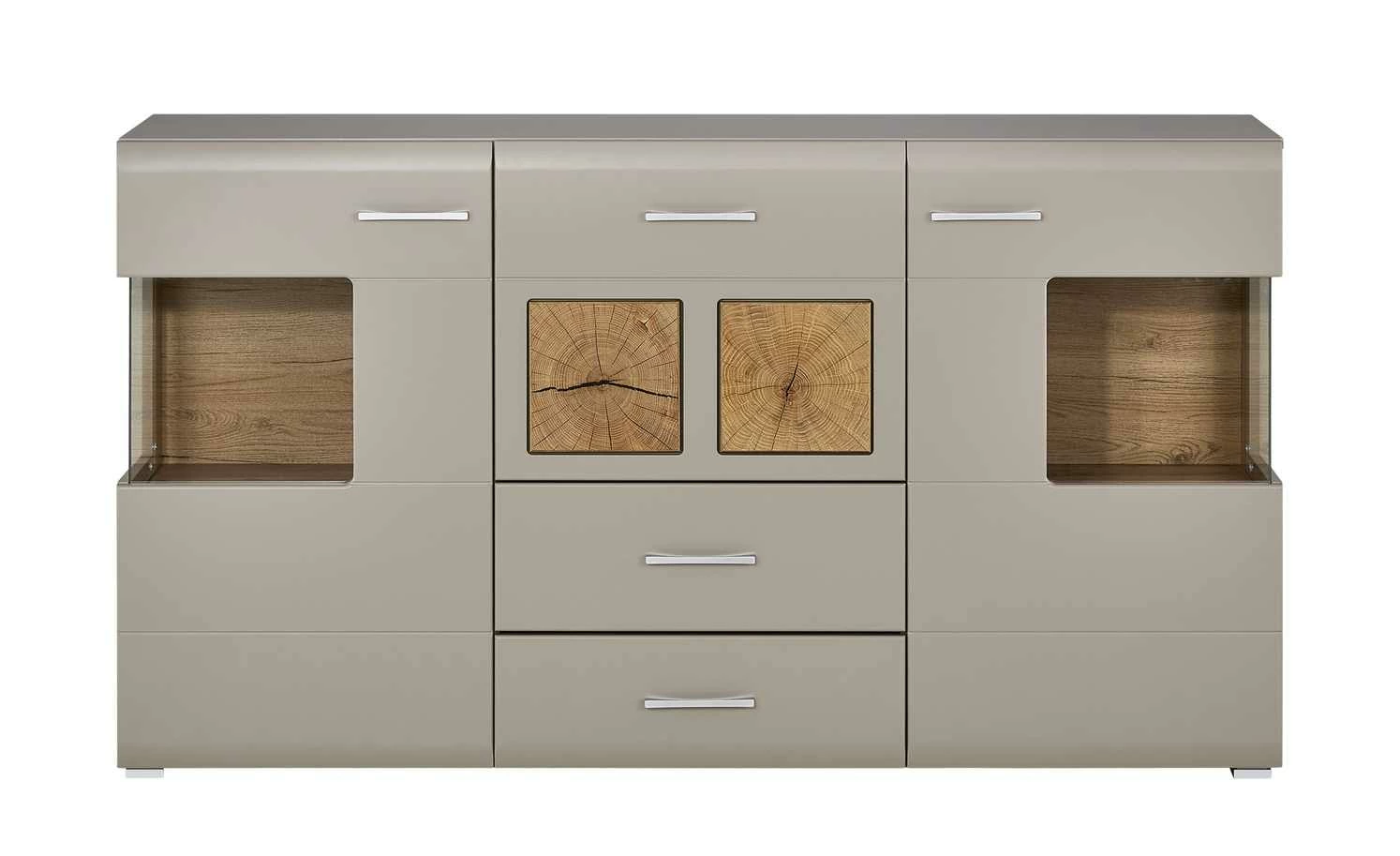Sideboard Cortina | Basaltgrau / Eiche Altholz (Nachbildung) 14 Sideboard Cortina | Basaltgrau / Eiche Altholz (Nachbildung) – Bild 14