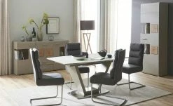 Vitrine Cortina | Basaltgrau / Eiche Altholz (Nachbildung) -Kommode & Sideboards Verkäufe 12209111 2 201908222239