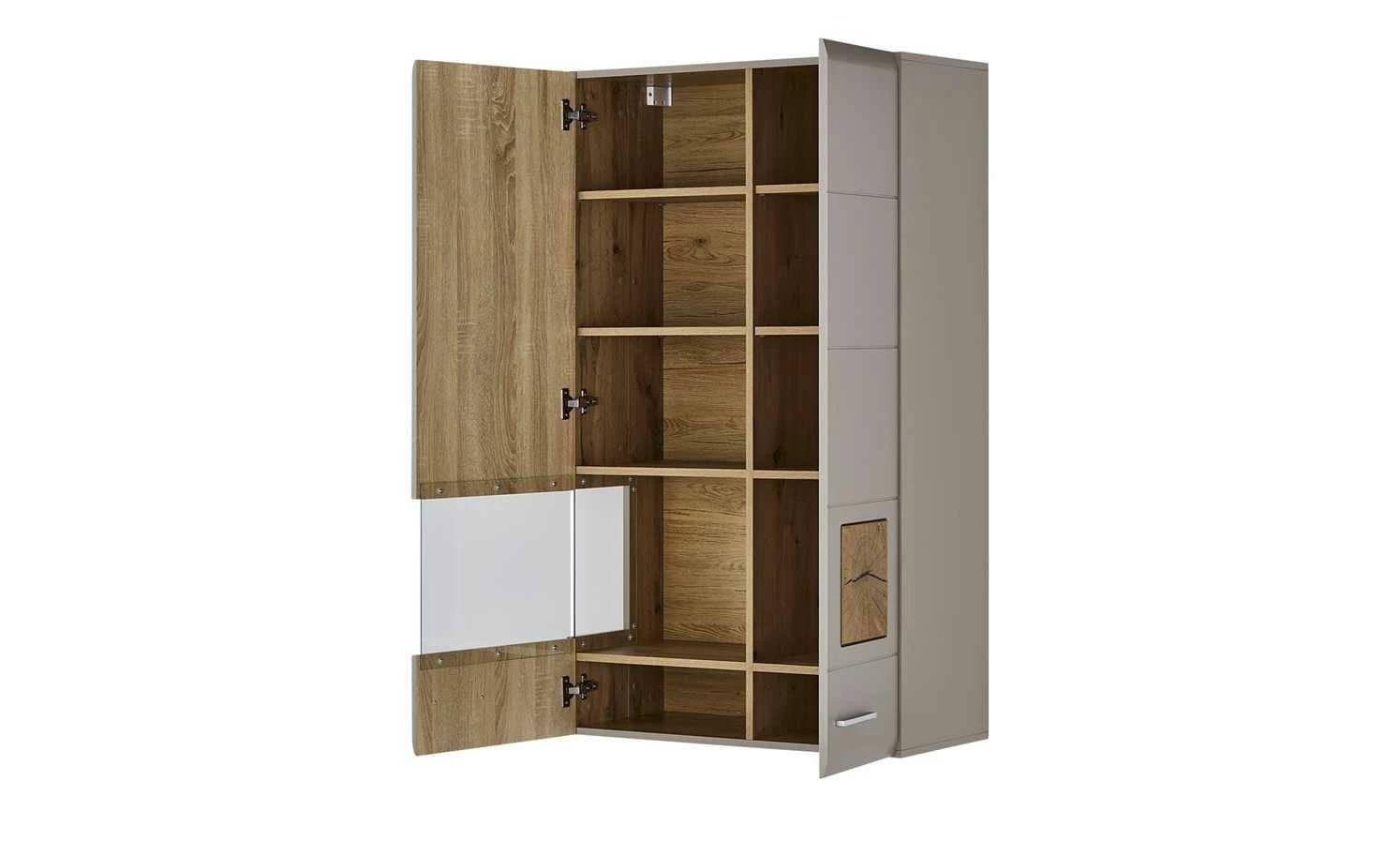 Hängevitrine Cortina | Basaltgrau / Eiche Altholz (Nachbildung) 10 Hängevitrine Cortina | Basaltgrau / Eiche Altholz (Nachbildung) – Bild 10