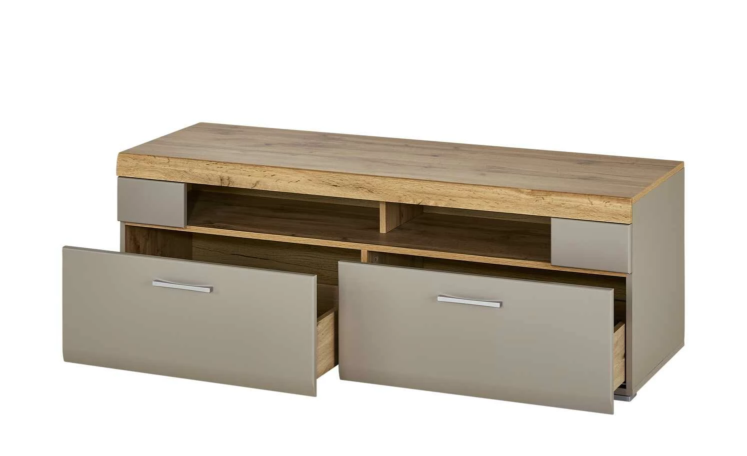 Lowboard groß Cortina | Basaltgrau / Eiche Altholz (Nachbildung) 9 Lowboard groß Cortina | Basaltgrau / Eiche Altholz (Nachbildung) – Bild 9