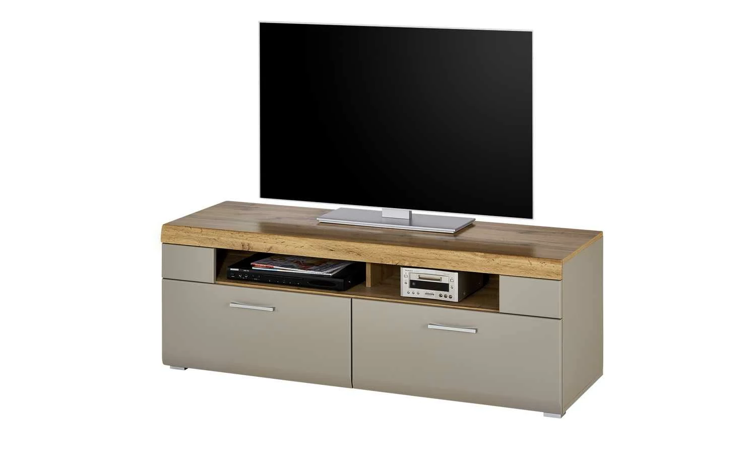 Lowboard groß Cortina | Basaltgrau / Eiche Altholz (Nachbildung) 11 Lowboard groß Cortina | Basaltgrau / Eiche Altholz (Nachbildung) – Bild 11