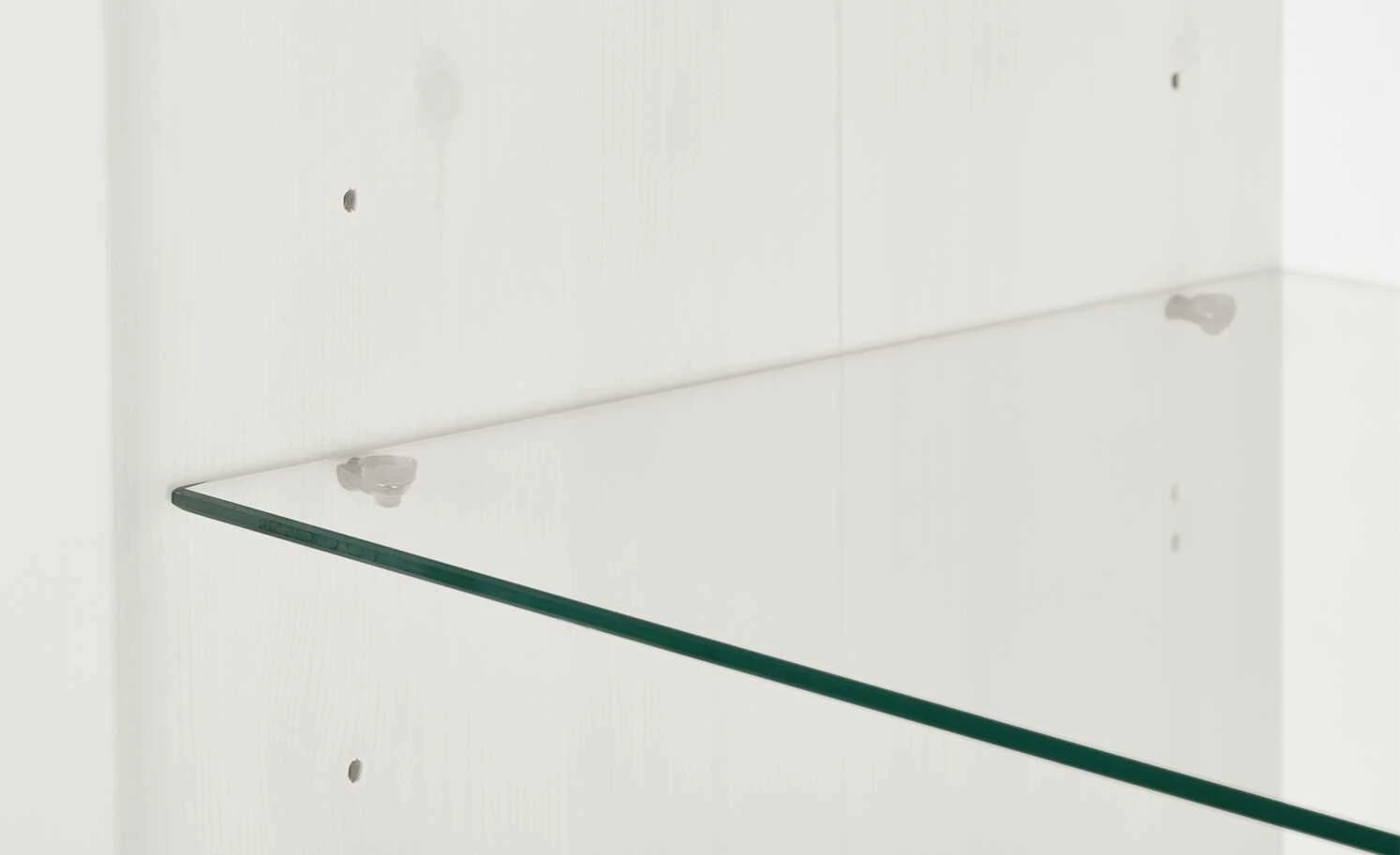 maison bleue Highboard Florian | Weiß / Grau Türen mit Glaseinsatz 5 maison bleue Highboard Florian | Weiß / Grau Türen mit Glaseinsatz – Bild 5