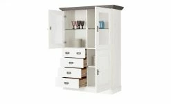 maison bleue Highboard Florian | Weiß / Grau Türen mit Glaseinsatz 18 maison bleue Highboard Florian | Weiß / Grau Türen mit Glaseinsatz -Kommode & Sideboards Verkäufe 12230756 7 202108130002