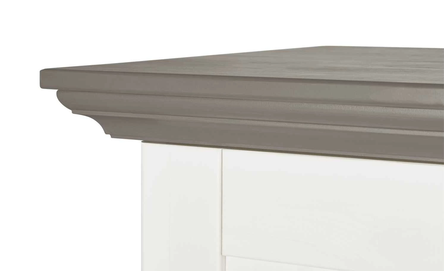 maison bleue Sideboard Florian | Weiß / Grau 8 maison bleue Sideboard Florian | Weiß / Grau – Bild 8