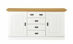 maison bleue Sideboard Florian | Weiß / laugenfarben -Kommode & Sideboards Verkäufe 12231218 4 202108130002