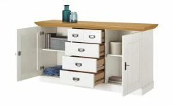 maison bleue Sideboard Florian | Weiß / laugenfarben -Kommode & Sideboards Verkäufe 12231218 9 202108130002