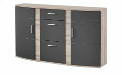 uno Sideboard Onyx | Graphit / Eiche sägerau (Nachbildung) -Kommode & Sideboards Verkäufe 12231578 10 202106111239