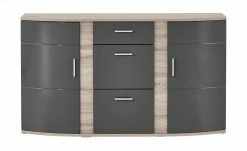 uno Sideboard Onyx | Graphit / Eiche sägerau (Nachbildung) -Kommode & Sideboards Verkäufe 12231578 8 202106111239
