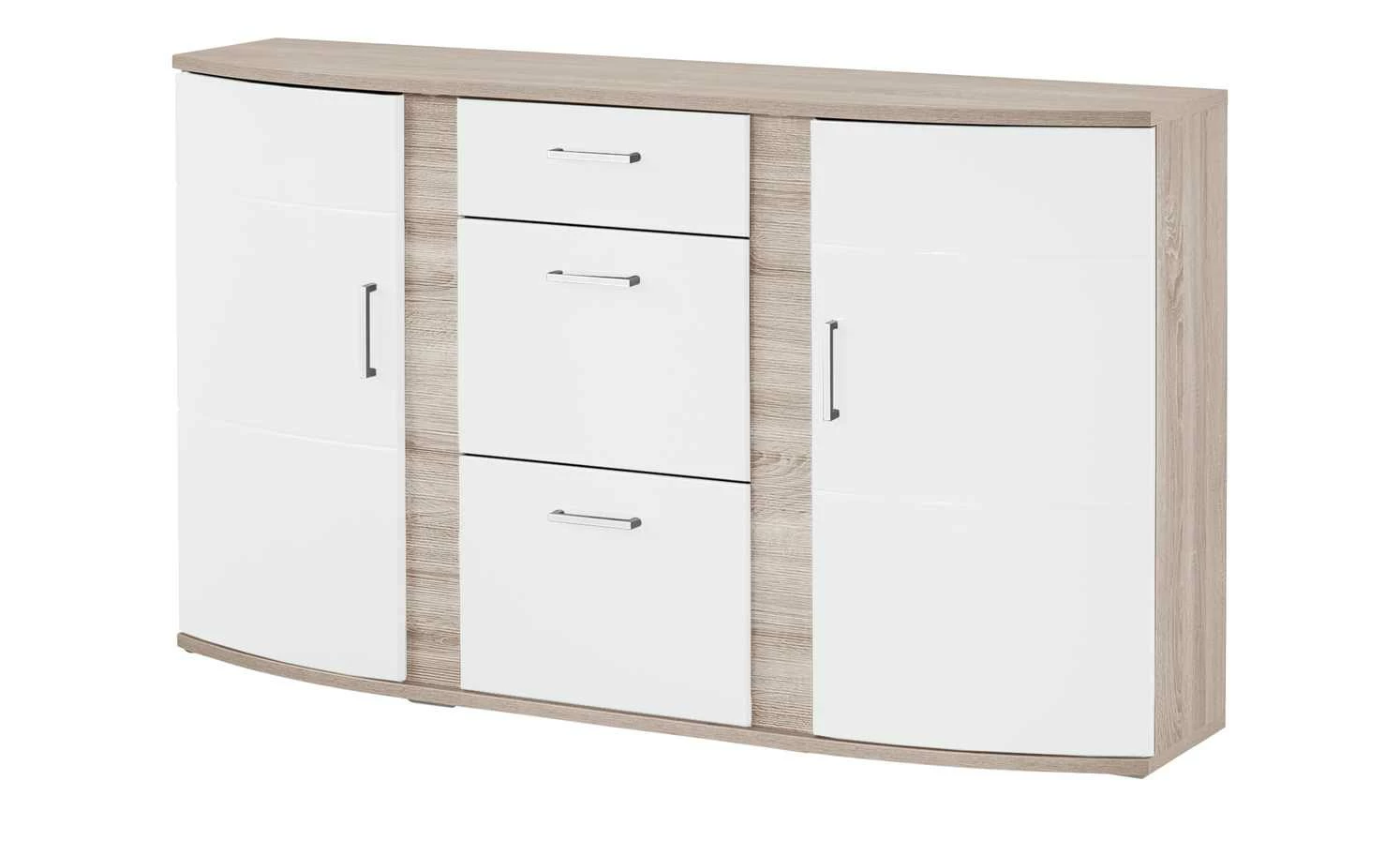 uno Sideboard Onyx | Weiß / Eiche sägerau (Nachbildung) 5 uno Sideboard Onyx | Weiß / Eiche sägerau (Nachbildung) – Bild 5