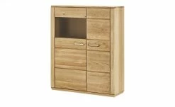 Woodford Kombi-Highboard Dio | Eiche Bianco Holztür Rechts