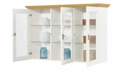 maison bleue Vitrinenaufsatz für Sideboard Florian | Weiß / laugenfarben -Kommode & Sideboards Verkäufe 12234052 1 202108161244