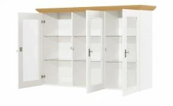 maison bleue Vitrinenaufsatz für Sideboard Florian | Weiß / laugenfarben -Kommode & Sideboards Verkäufe 12234052 3 202108161244