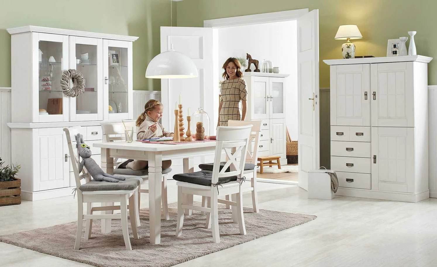 maison bleue Sideboard Florian | Weiß 1 maison bleue Sideboard Florian | Weiß