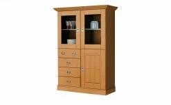 maison bleue Highboard Florian | bernsteinfarben Türen mit Glaseinsatz -Kommode & Sideboards Verkäufe 12235169 3 202108130002