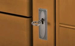 maison bleue Highboard Florian | bernsteinfarben Türen mit Glaseinsatz -Kommode & Sideboards Verkäufe 12235169 7 202108130002